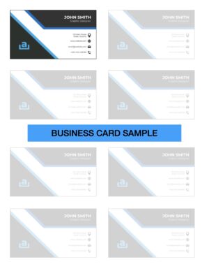 Business Card Size Program Book Advertisement - Image 2